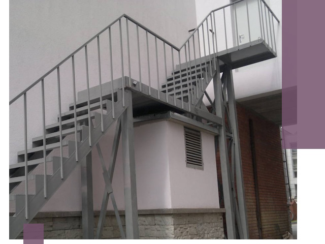 Монтаж пожарных лестниц под ключ в Каспийске с гарантией качества