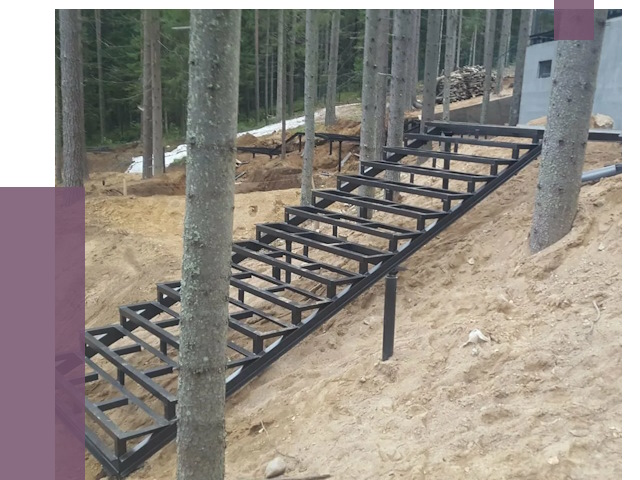 Монтаж металлических лестниц в Каспийске от 13490 руб. 