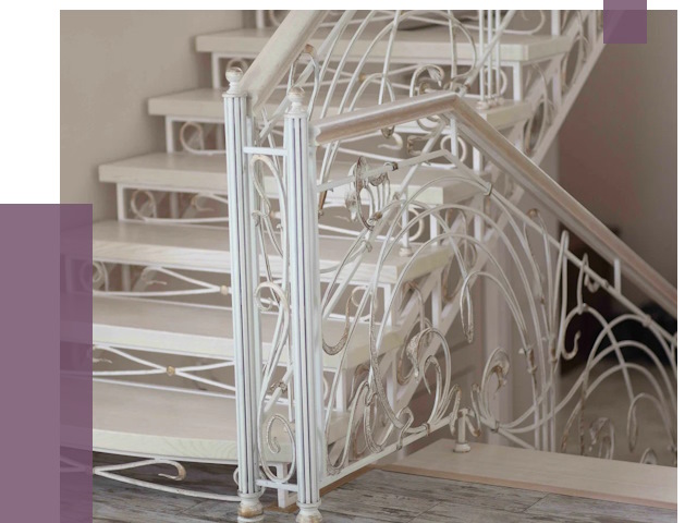 Изготовление кованых лестниц на заказ в Каспийске от 86539 руб. | ПРОЛЁТ-Ксп