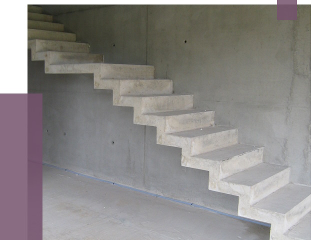 Бетонные лестницы в Каспийске от 18835 руб. под ключ | ПРОЛЁТ-Ксп