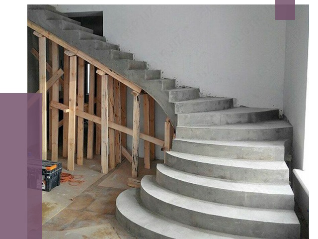 Изготовление бетонных лестниц под ключ в Каспийске от 19853 руб. | ПРОЛЁТ-Ксп