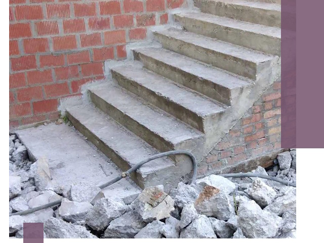 Демонтаж бетонных лестниц в Каспийске: быстро и безопасно