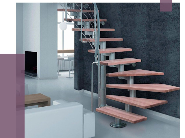 Модульные лестницы в Каспийске от 16799 руб. — купить в ПРОЛЁТ-Ксп