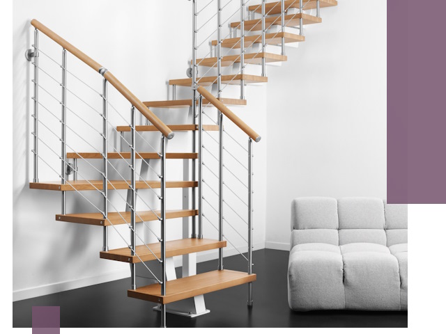 Модульные лестницы под ключ в Каспийске — монтаж и изготовление