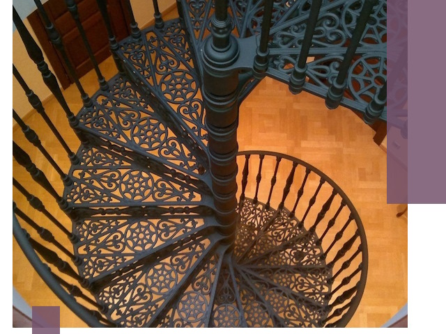 Винтовые лестницы под ключ в Каспийске: производство и монтаж