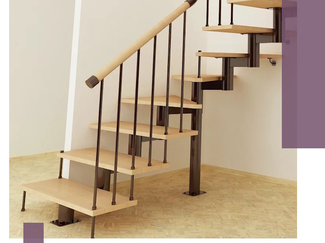 Монтаж лестниц на больцах в Каспийске — быстро и надежно