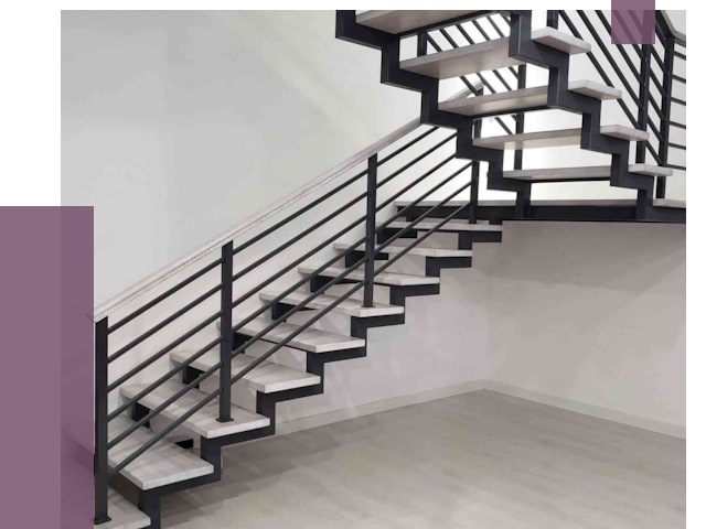 Лестницы на металлокаркасе под ключ в Каспийске от 12726 руб. | ПРОЛЁТ-Ксп