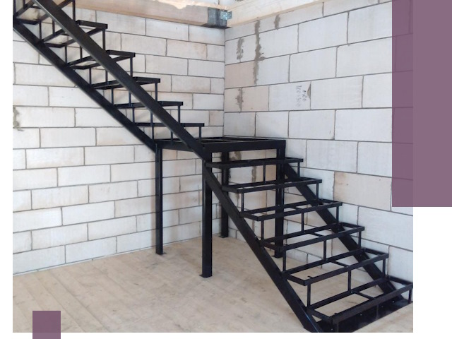 Лестницы на металлокаркасе под ключ в Каспийске — изготовление и монтаж