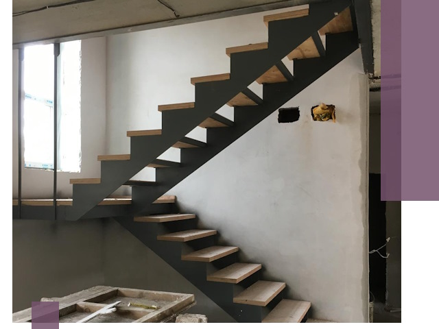 Изготовление лестниц на металлокаркасе в Каспийске от производителя