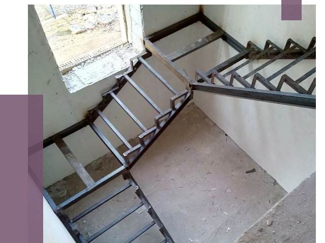 Монтаж лестниц на металлокаркасе в Каспийске от 12726 руб. — ПРОЛЁТ-Ксп