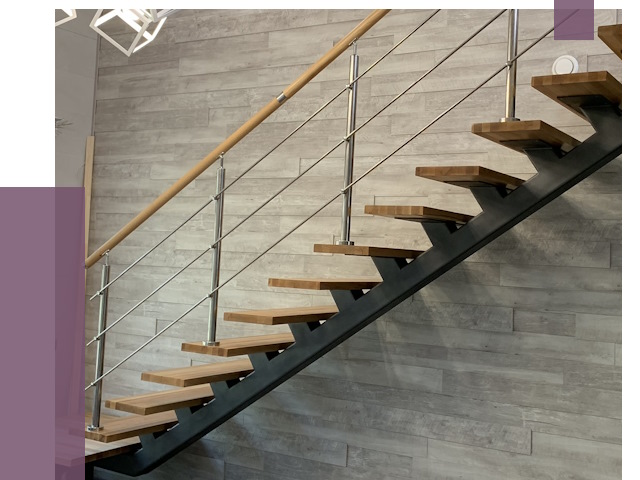 Изготовление лестниц на монокосоуре в Каспийске от 75848 руб. 