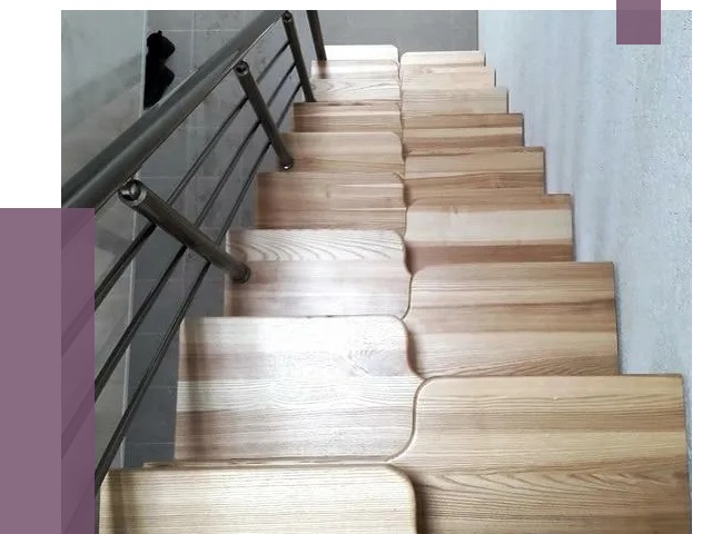 Лестницы гусиный шаг в Каспийске от 12981 руб. под ключ | ПРОЛЁТ-Ксп