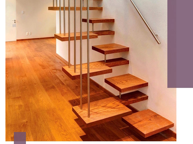 Лестницы «гусиный шаг» на заказ в Каспийске для узких пространств