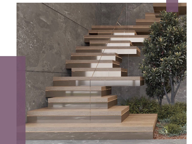 Современные лестницы в Каспийске от 13744 руб. | ПРОЛЁТ-Ксп