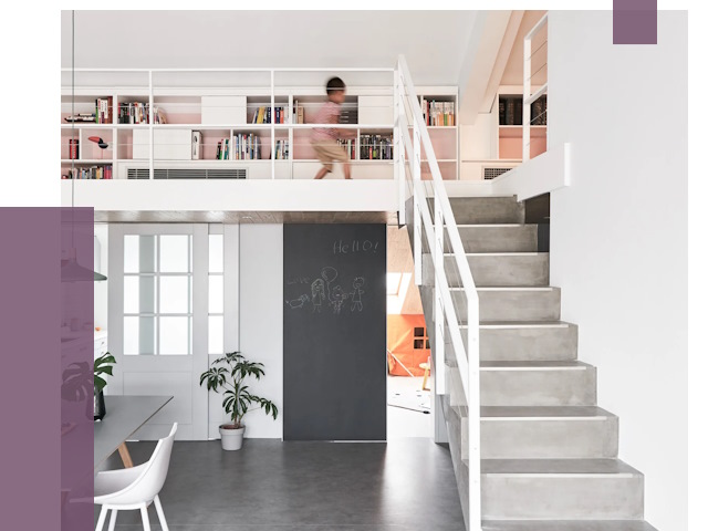 Лестницы для двухуровневой квартиры в Каспийске от 175622 руб. | ПРОЛЁТ-Ксп