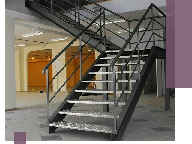 Лестницы для офиса в Каспийске: изготовление, монтаж, демонтаж