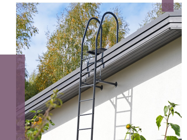 Лестницы на крышу в Каспийске от 19038 руб. — монтаж и монтаж ПРОЛЁТ-Ксп