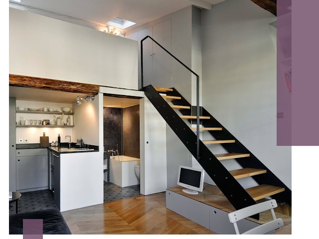 Лестницы на антресоль под ключ в Каспийске — изготовление и монтаж