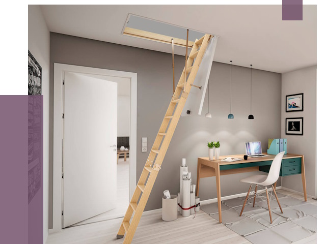 Чердачные лестницы в Каспийске — от 14508 руб. | ПРОЛЁТ-Ксп