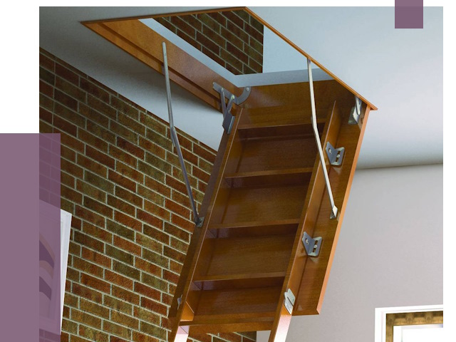 Установка чердачной лестницы в Каспийске от 7788 руб. | ПРОЛЁТ-Ксп