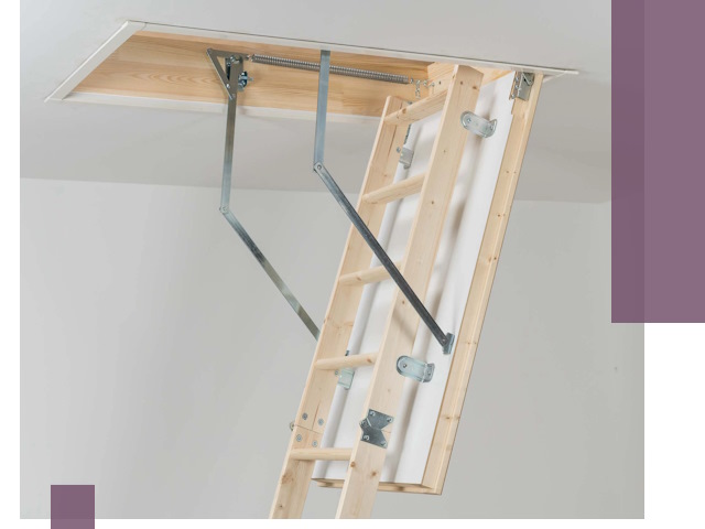 Установка чердачной лестницы под ключ в Каспийске