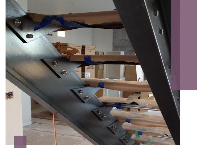 Усиление лестничных конструкций и усиление опор в Каспийске