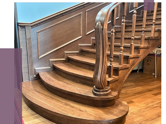 Дубовые лестницы под ключ в Каспийске от 175622 руб. — ПРОЛЁТ-Ксп