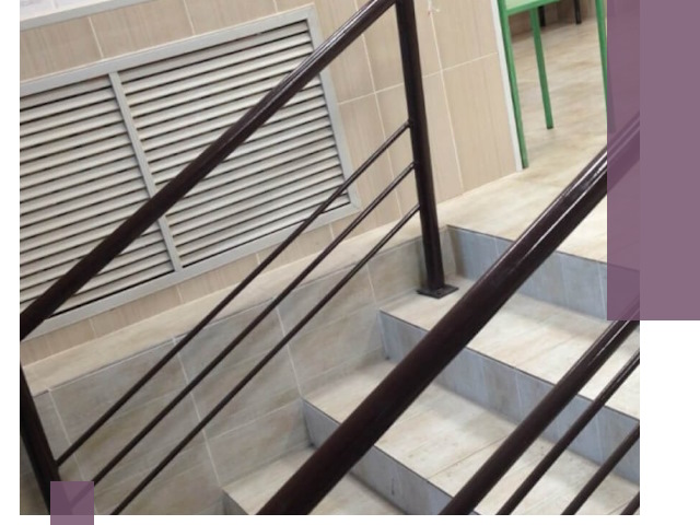 Изготовление перил из металла под ключ в Каспийске