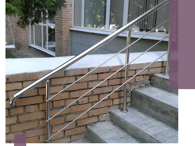 Перила из нержавеющей стали высокого качества в Каспийске