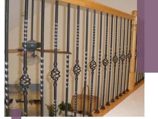 Изготовление и монтаж кованных перил в Каспийске под ключ