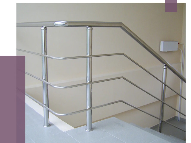 Алюминиевые перила в Каспийске от 6312 руб. под ключ | ПРОЛЁТ-Ксп