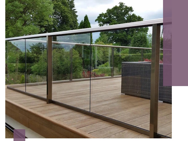 Алюминиевые перила на заказ в Каспийске — монтаж и гарантия