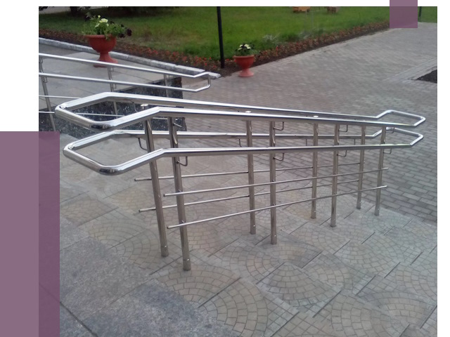 Перила для инвалидов в Каспийске от 7554 руб. под ключ | ПРОЛЁТ-Ксп