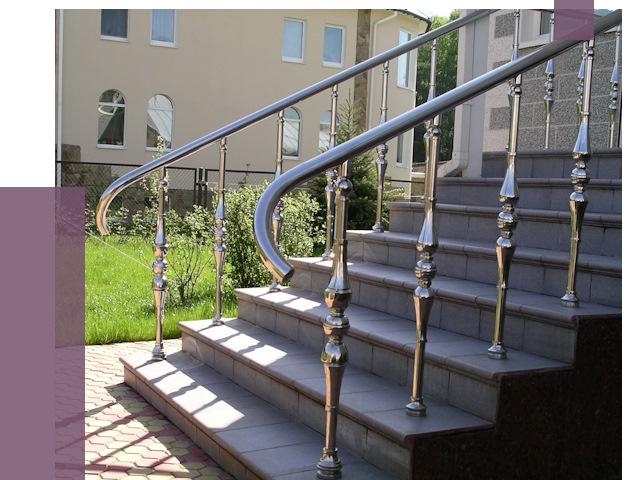 Перила для крыльца в Каспийске от 10690 руб. — монтаж ПРОЛЁТ-Ксп