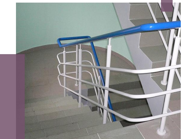 Перила в подъезде в Каспийске — установка и замена от 7381 руб. | ПРОЛЁТ-Ксп