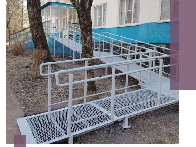 Пандусы под ключ в Каспийске: изготовление, монтаж и демонтаж