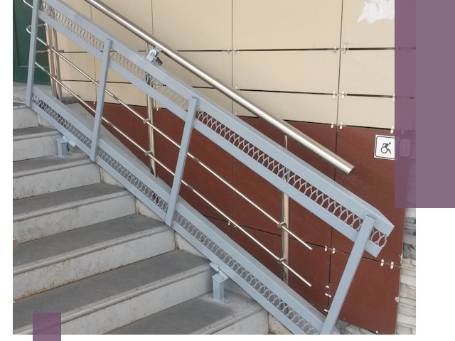 Изготовление откидных пандусов под ключ в Каспийске