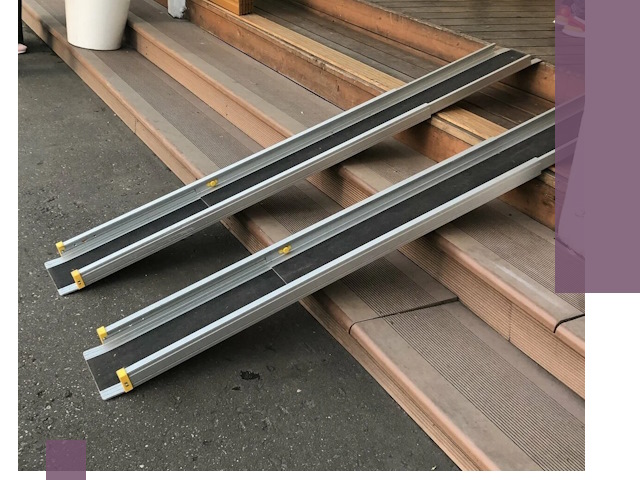 Телескопические пандусы под ключ в Каспийске — изготовление и монтаж