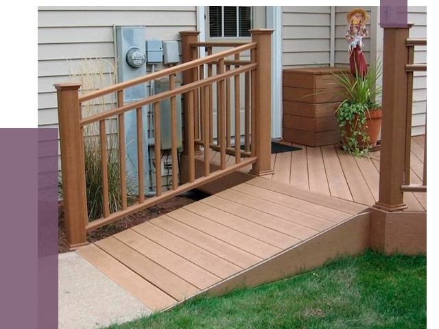 Пандус на крыльцо в Каспийске под ключ от 7738 руб. 