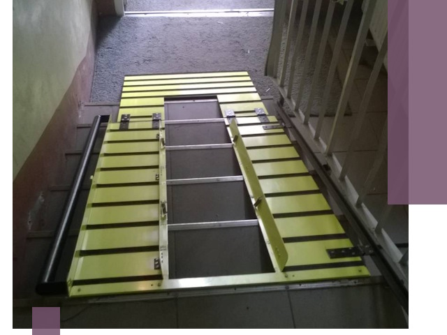 Профессиональный монтаж пандуса в подъезд в Каспийске