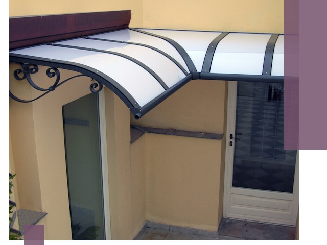 Монтаж козырьков любой сложности в Каспийске под ключ