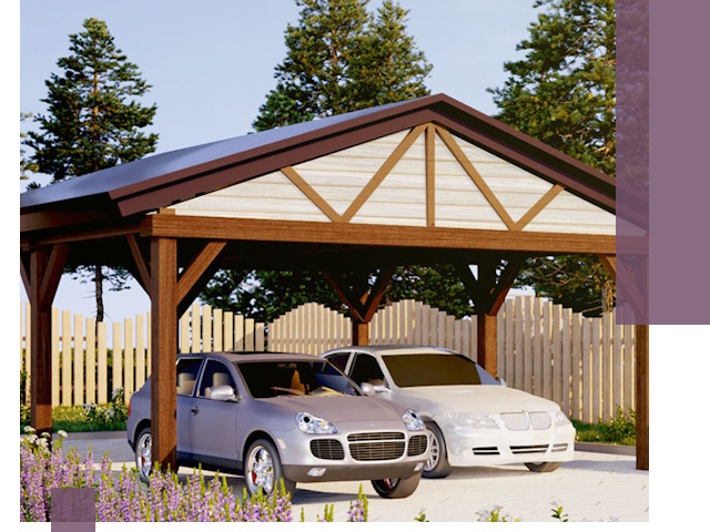 Навесы для автомобиля в Каспийске — изготовление и монтаж