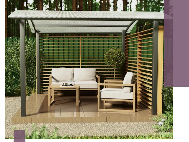 Навесы для дачи в Каспийске: изготовление, монтаж и демонтаж