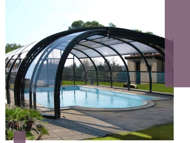 Навесы для бассейна в Каспийске: изготовление и монтаж под ключ