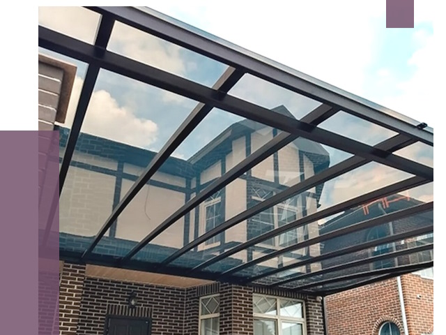 Навесы из поликарбоната в Каспийске от 8572 руб. под ключ — ПРОЛЁТ-Ксп