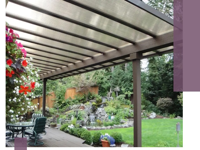 Навесы из поликарбоната под ключ в Каспийске быстро и надёжно