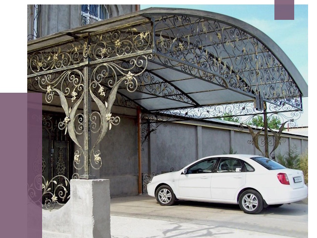 Кованые навесы в Каспийске от 14508 руб. | ПРОЛЁТ-Ксп