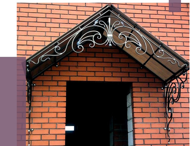 Металлические козырьки в Каспийске от 10639 руб. 