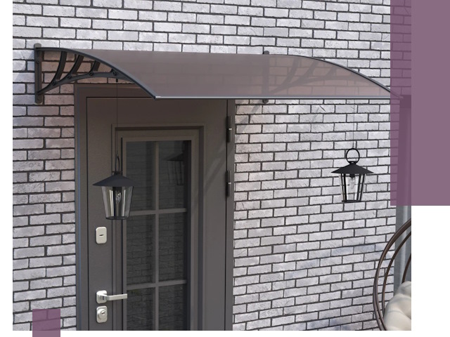 Недорогие козырьки и навесы под ключ в Каспийске