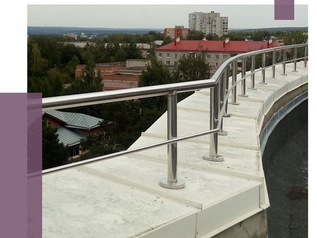 Парапеты и ограждения кровли в Каспийске от 4938 руб.